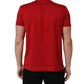 Red Goodluck 2023 Cotton Crew Neck T-shirt