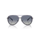 Blue Metal Sunglasses