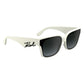 White Acetate Sunglasses