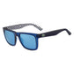 Blue Injected Sunglasses