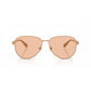 Brown Metal Sunglasses
