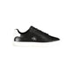 Black Polyurethane Womens Sneaker