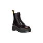 Bordeaux Leather Ankle Boots
