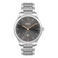 Gray Stainless Steel Dress Watch