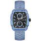 Blue Stainless Steel Bracelet Watch