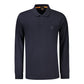 Blue Cotton Men's Polo