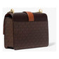 Brown Canvas Crossbody Bag