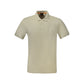 Beige Cotton Men's Polo