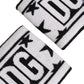 Men Set White Black Wool Logo #DGMILLENNIALS Wristband