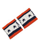 Set Multicolor Striped Cotton "King Of My Life" Wristband