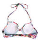 Top Multicolor Floral Print Beachwear Bikini