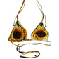 Multicolor Floral Halter Beachwear Bikini Top