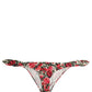Multicolor Floral Print Beachwear Bikini Bottom