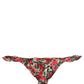Multicolor Floral Print Beachwear Bikini Bottom