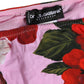 Pink Floral Tie Sides Beachwear Bikini Bottom