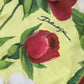 Yellow Floral Print Nylon Beachwear Bikini Bottom