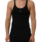 Black DG Logo Cotton Ribbed Tank Top T-shirt