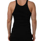 Black DG Logo Cotton Ribbed Tank Top T-shirt