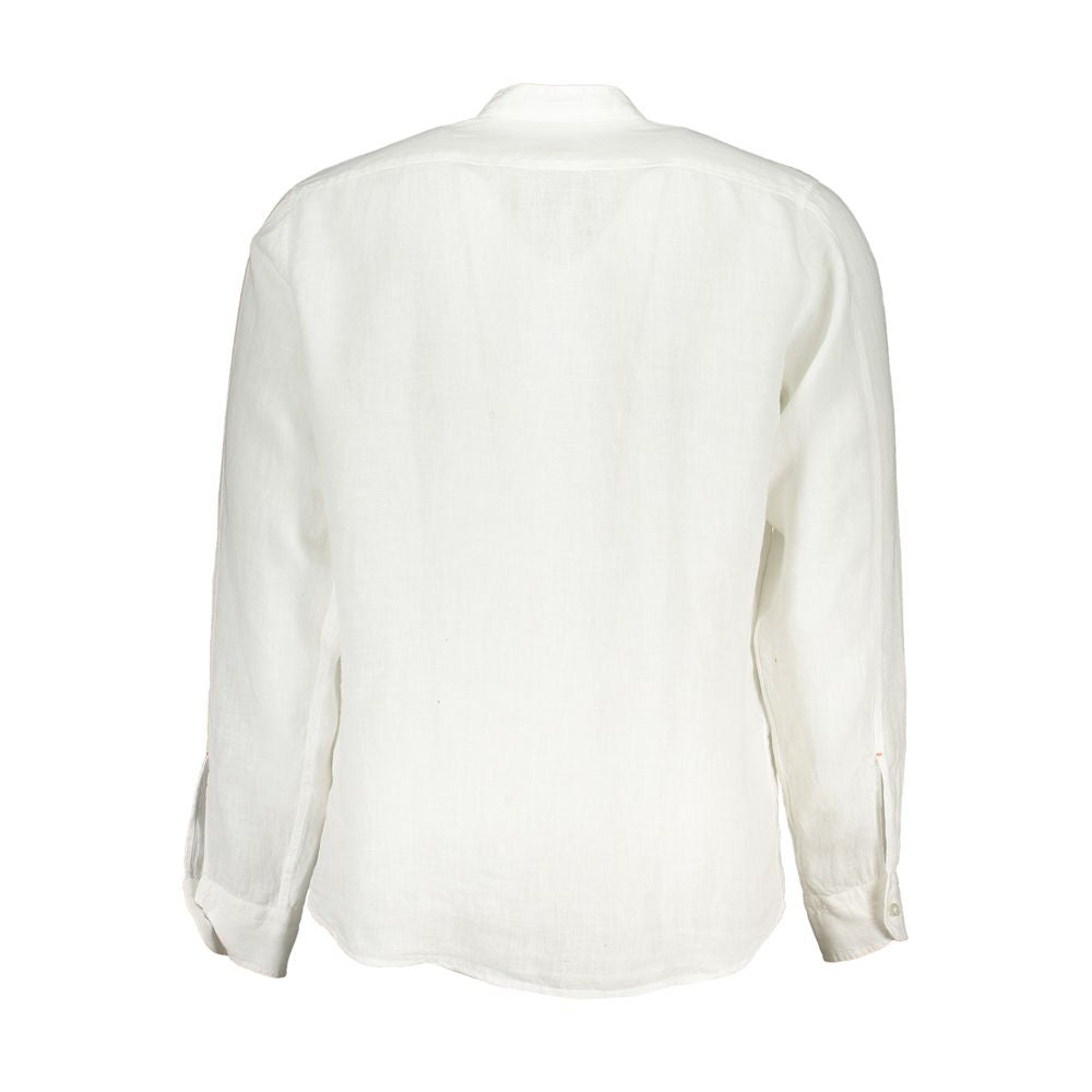 White Linen Men's Shirt