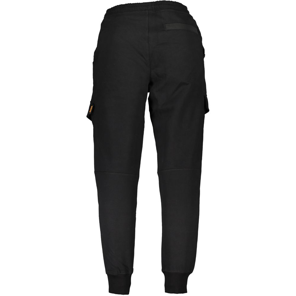 Black Cotton Menswear Trouser