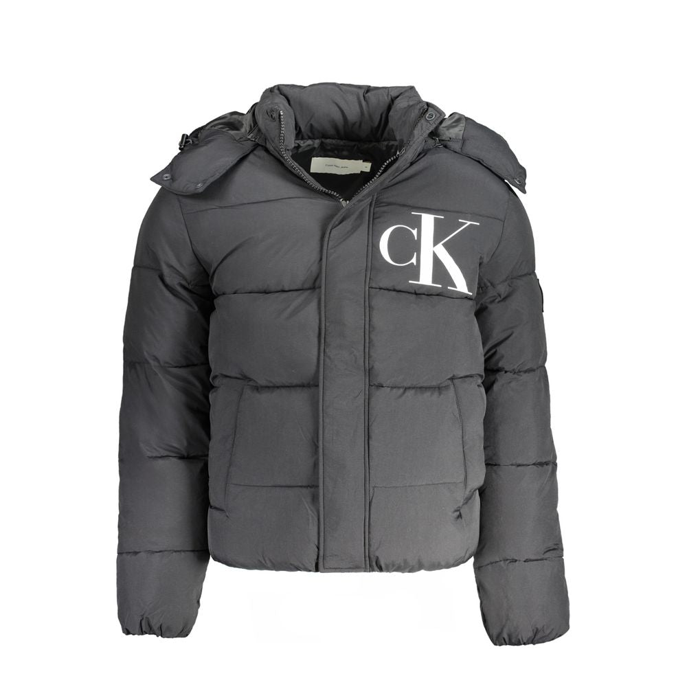 Black Nylon Men's Jacket
