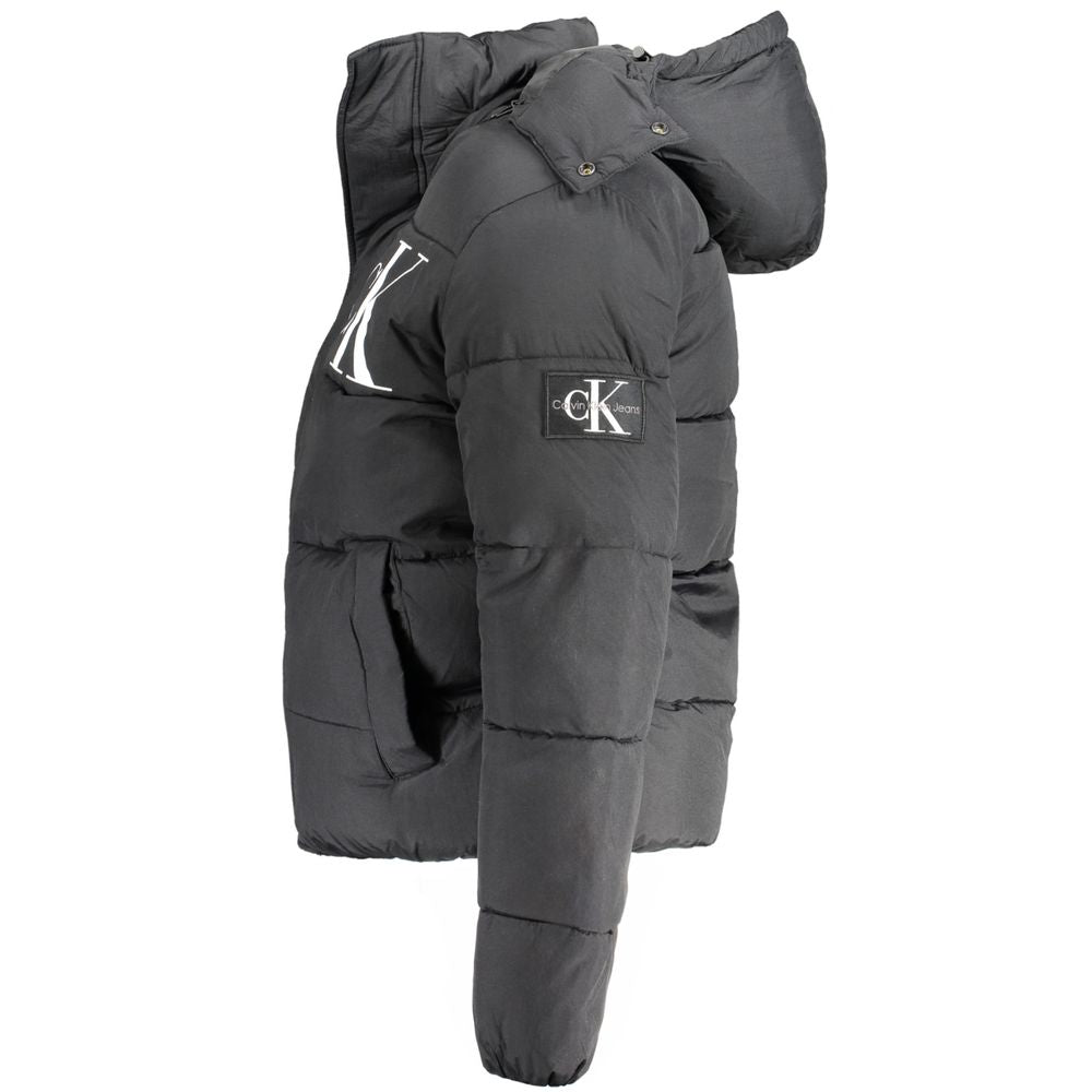 Black Nylon Men's Jacket