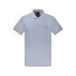 Light Blue Cotton Men's Polo