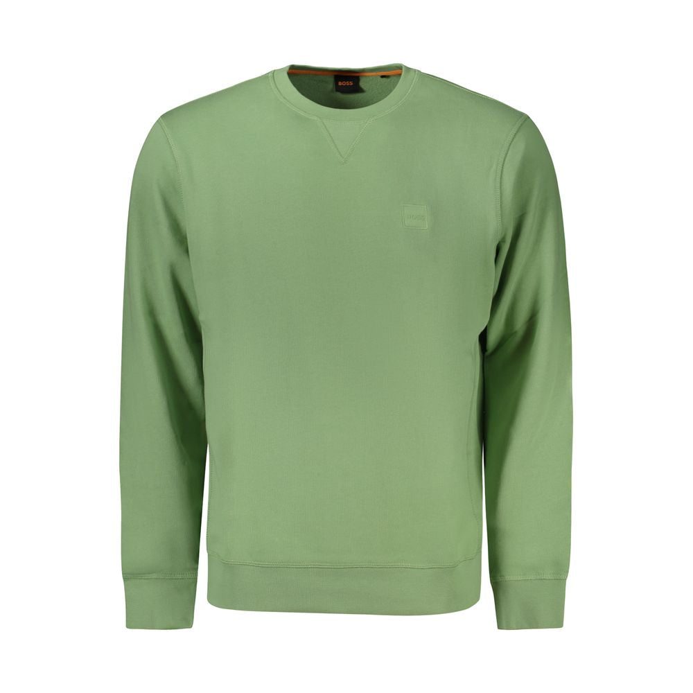 Green Cotton Men's Sweatshirt