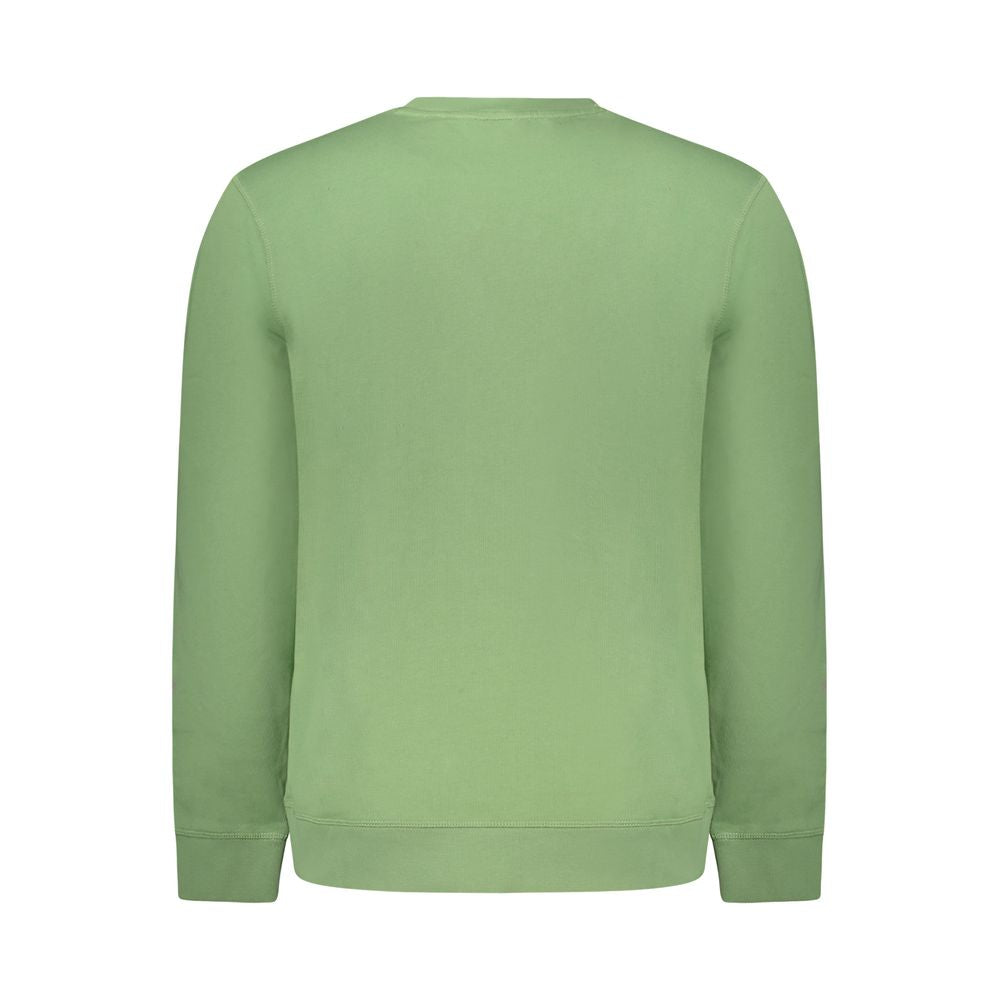 Green Cotton Men's Sweatshirt