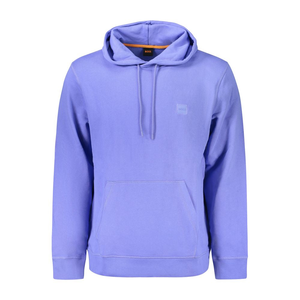 Blue Cotton Men's Sweatshirt