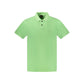 Green Cotton Men's Polo