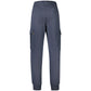 Blue Cotton Men's Trouser