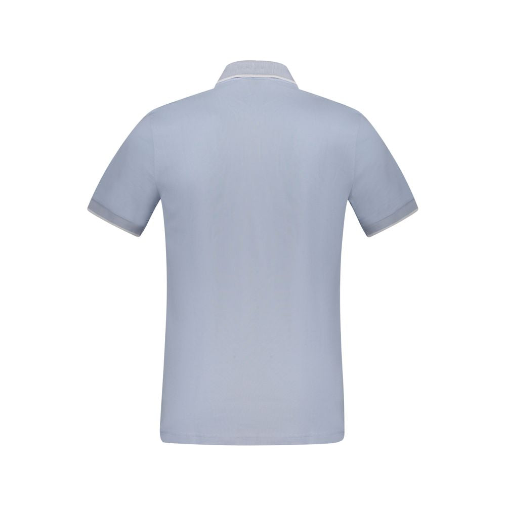 Azure Cotton Men's Polo Shirt