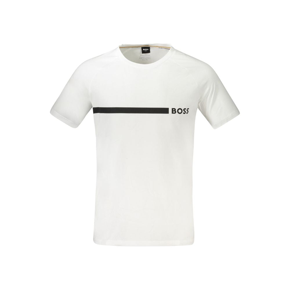 White Cotton Men's T-Shirt