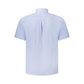 Blue Cotton Shortsleeve Shirt