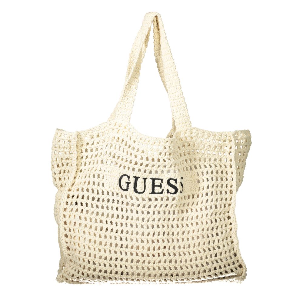 Beige Cotton Handbag