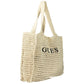 Beige Cotton Handbag