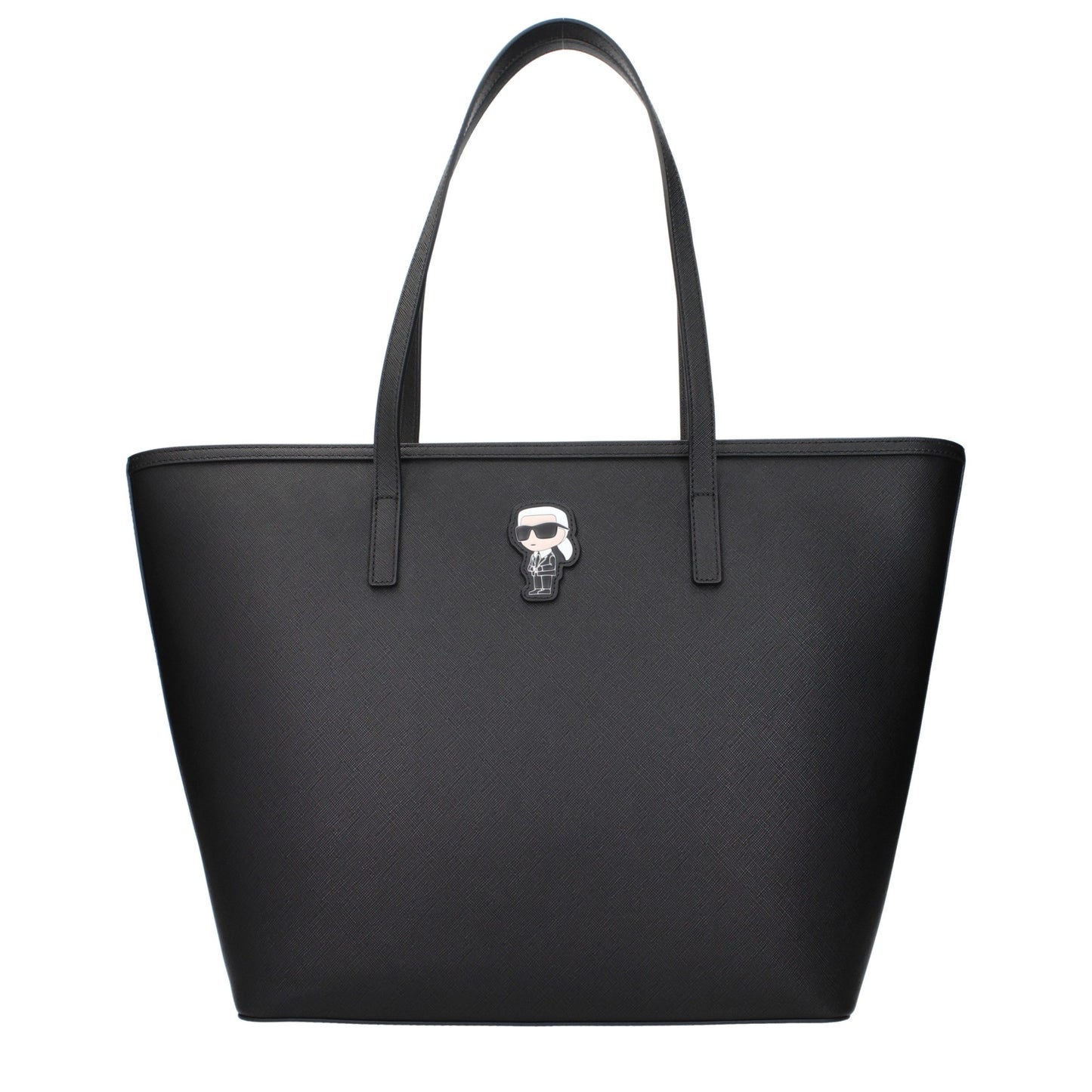 Black Polyethylene Shoulder Bag