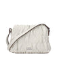 Gray Polyester Crossbody Bag