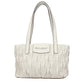 Gray Polyester Shoulder Bag
