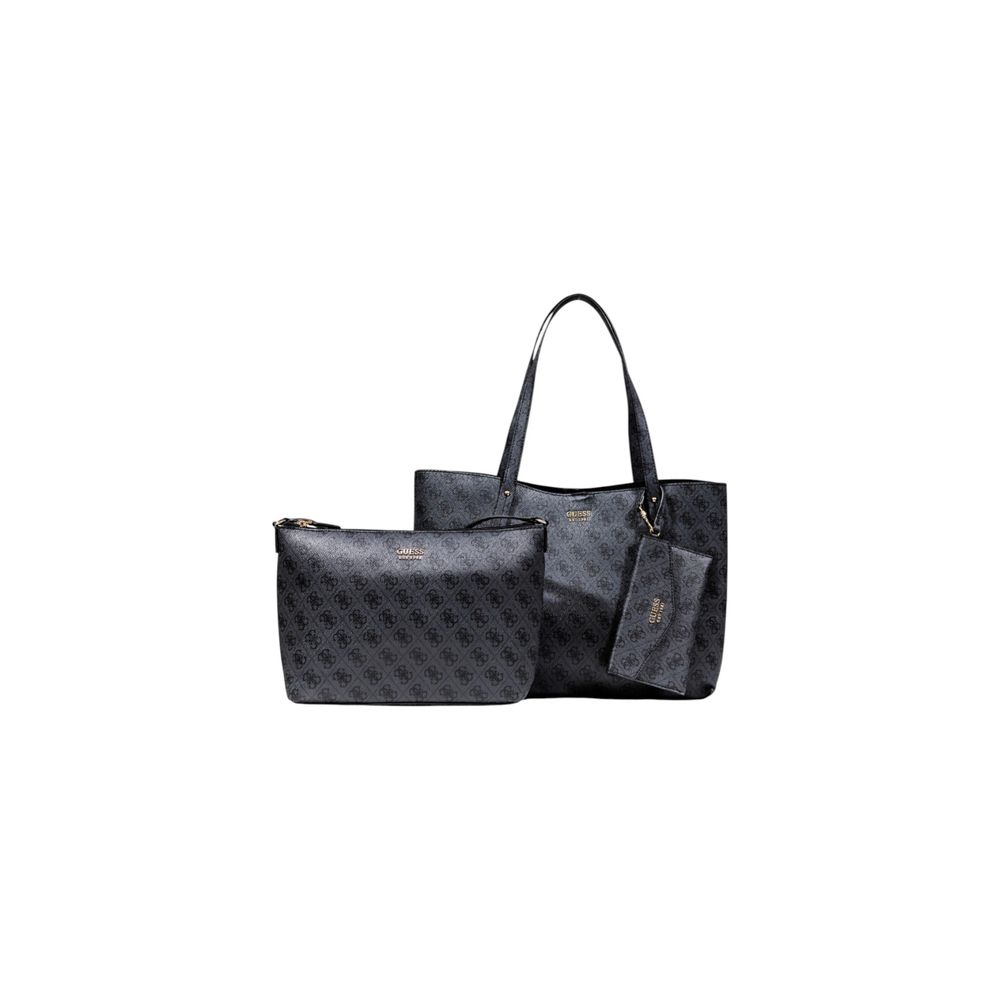 Gray Polyethylene Handbag