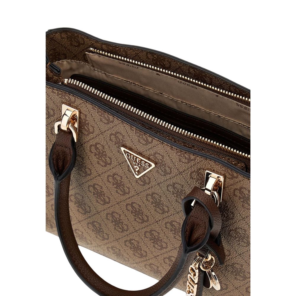 Brown Polyethylene Handbag
