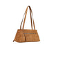 Brown Polyester Handbag
