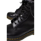 Black Leather Athletic Sneakers