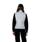 White Polyester Sleeveless Jacket