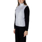 White Polyester Sleeveless Jacket