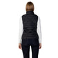 Black Polyester Sleeveless Jacket