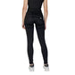 Black Cotton Skinny Jeans