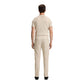 Beige Polyester Skinny Pants