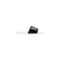 Black And White Pvc Slippers